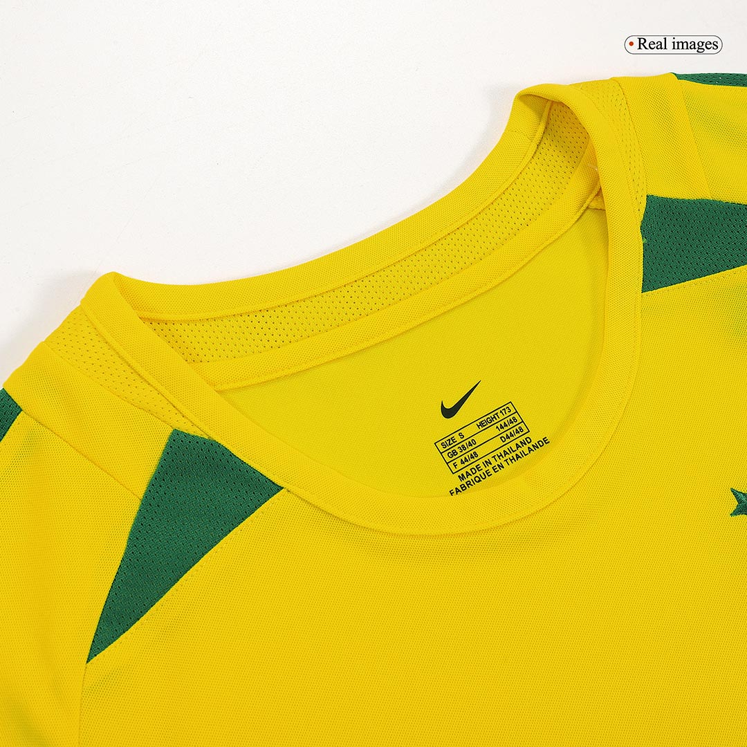 Brazil 2002/03 Koti Retro-pelipaita Miesten RONALDINHO #11
