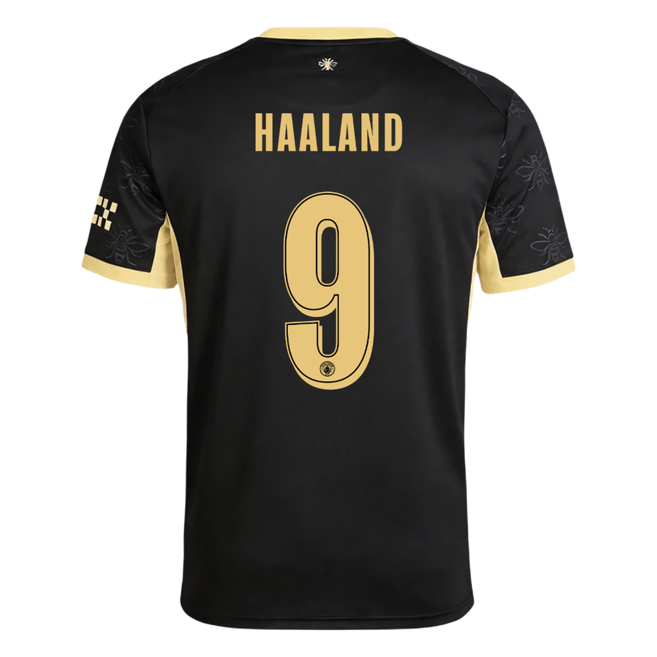 Manchester City vieraspelipaita 2026/27 UCL – Haaland #9 – lisänäkymä 3