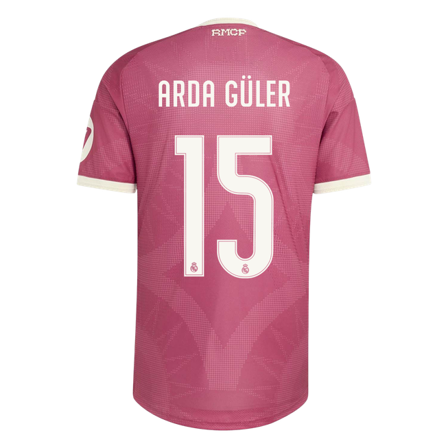 Real Madrid Kolmas pelipaita 2026/27 – ARDA GÜLER #15 (Pelaajaversio)