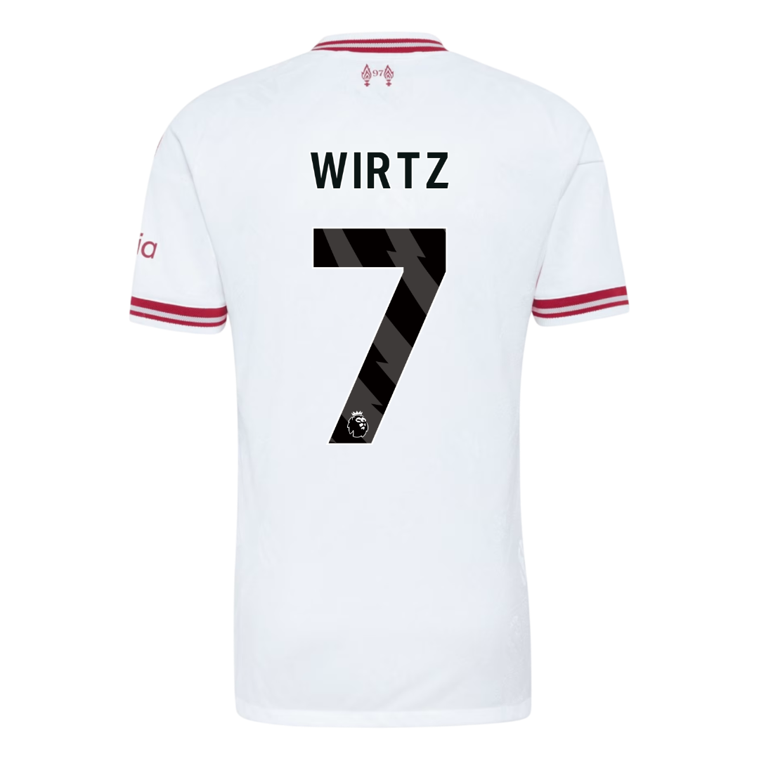 Liverpool vieraspelipaita 2026/27 – Wirtz #7 (pelaajaversio) – lisänäkymä 3