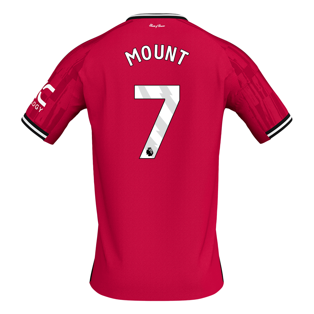 Manchester United kotipelipaita 2025/26 – Mount #7 – lisänäkymä 9