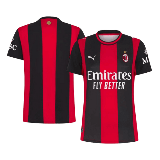 AC Milan naisten kotipelipaita 2026/27 – etu- ja takapuoli