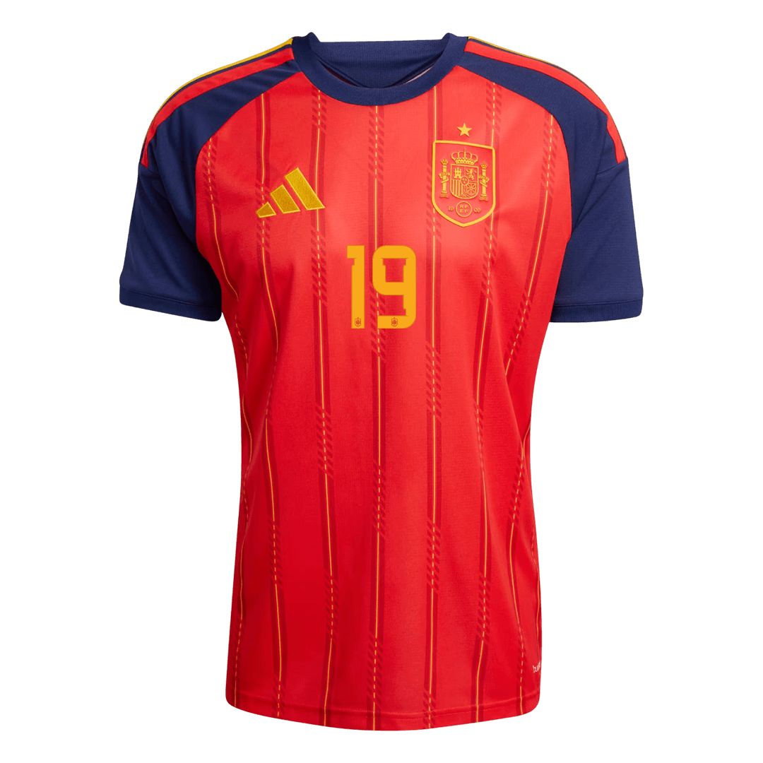 Espanja Kotipelipaita MM-kisat 2026 – LAMINE YAMAL #19