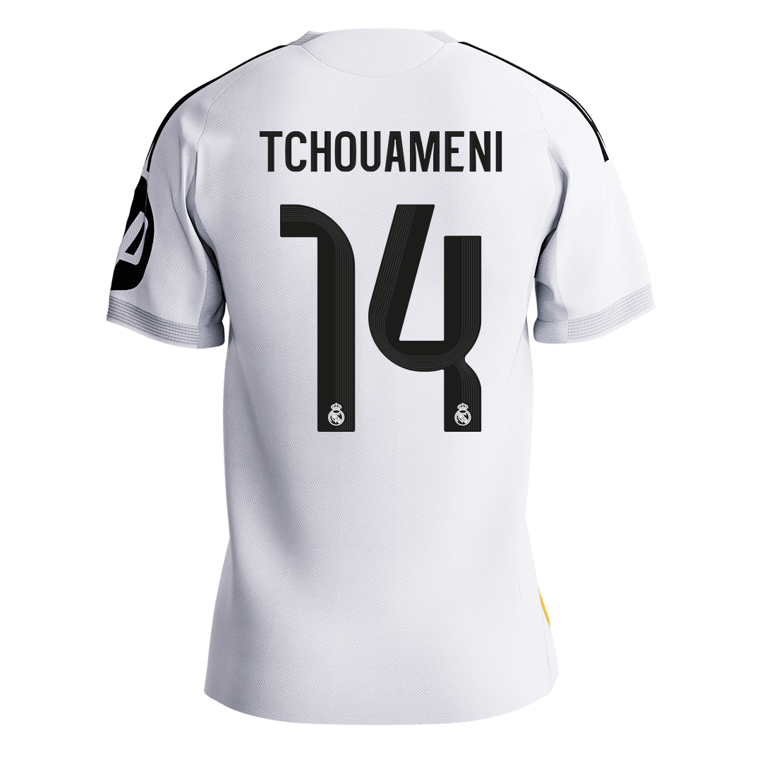 Real Madrid kotipelipaita 2025/26 (Premium) – Tchouameni #14 (pelaajaversio) – lisänäkymä 9