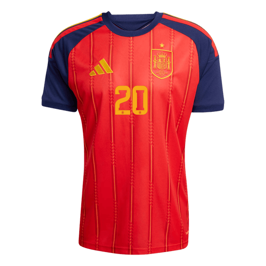 Espanja Kotipelipaita MM-kisat 2026 – PEDRI #20