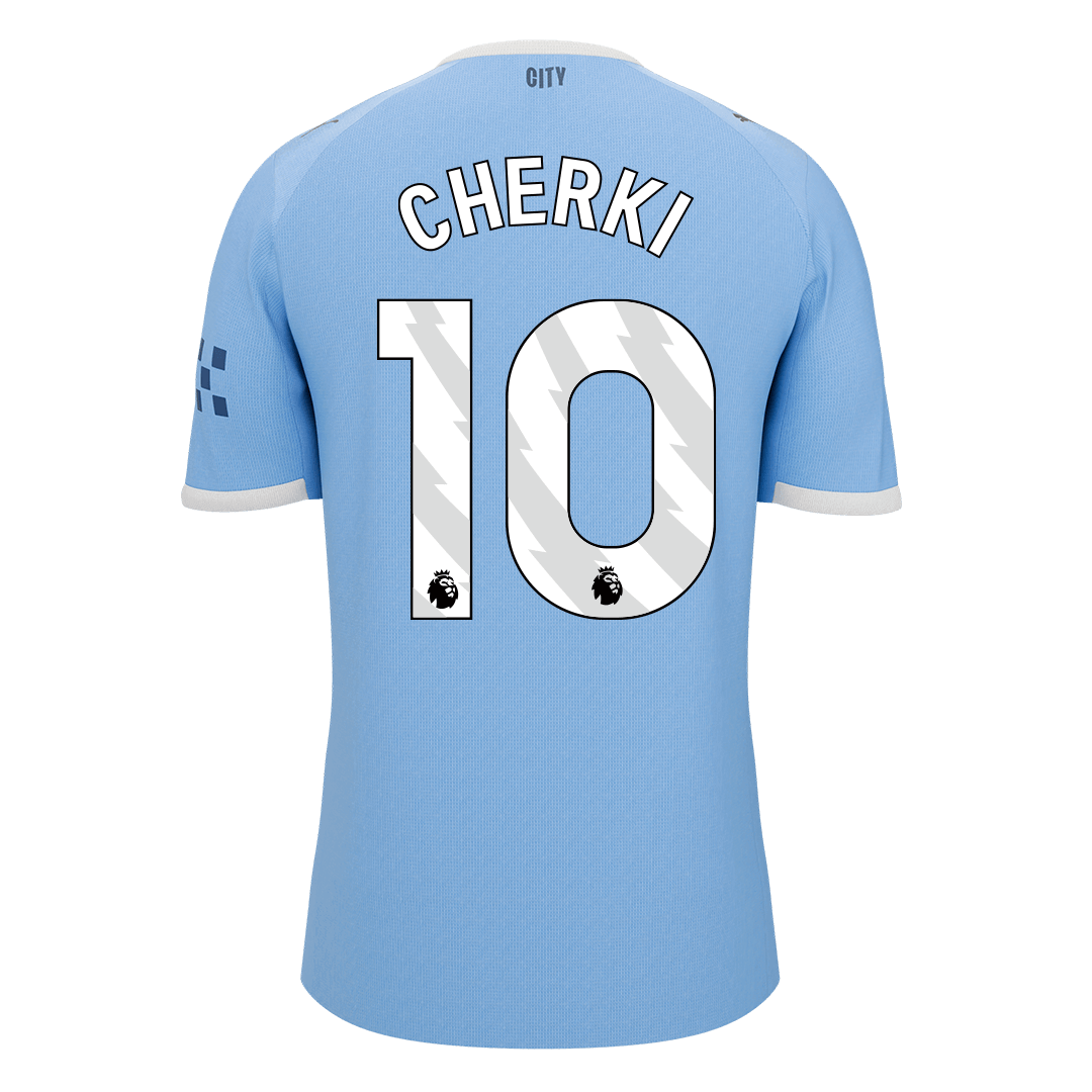 Manchester City kotipelipaita 2025/26 (Premium) – Cherki #10 – lisänäkymä 10