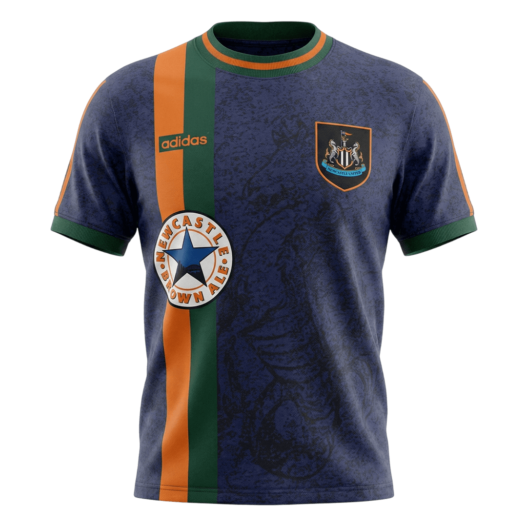 Newcastle United 1997/98 Vieras Retro-pelipaita Miesten