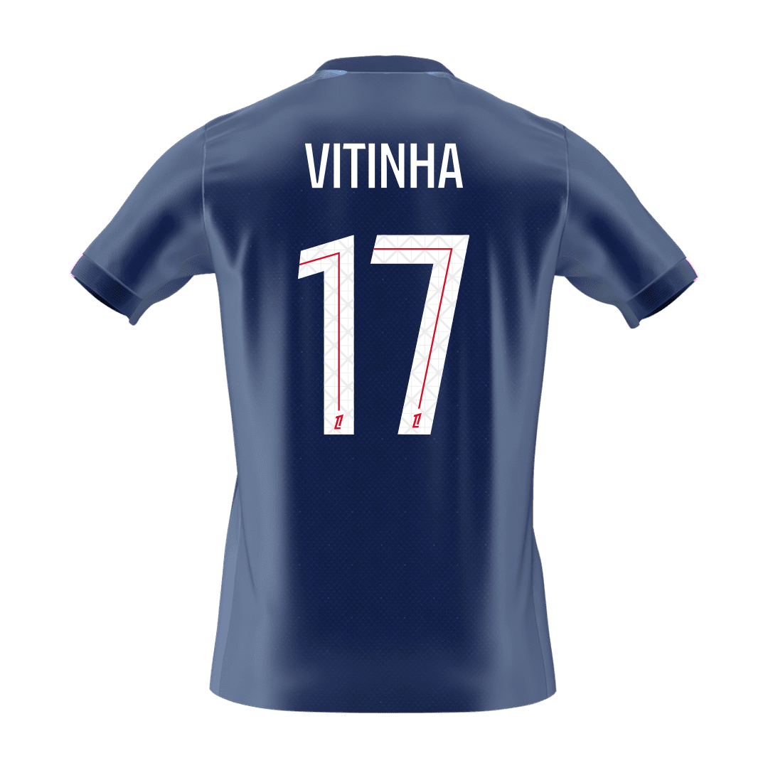 PSG kotipelipaita 2025/26 – Vitinha #17 – lisänäkymä 8