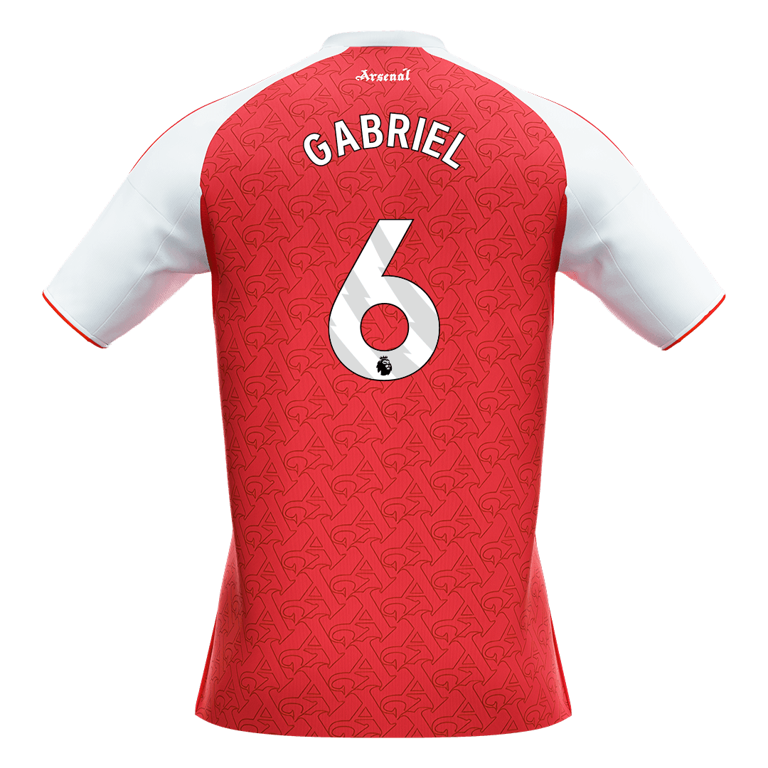Arsenal kotipelipaita 2025/26 (Premium) – Gabriel #6 – lisänäkymä 10