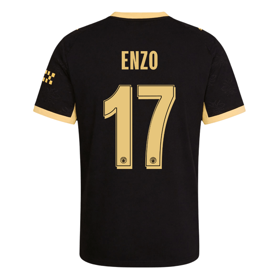 Manchester City vieraspelipaita 2026/27 UCL – Enzo #17 (pelaajaversio) – lisänäkymä 3
