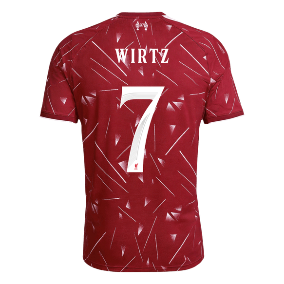 Liverpool kotipelipaita 2026/27 UCL – Wirtz #7 (pelaajaversio) – lisänäkymä 3