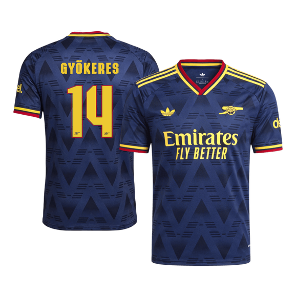 Arsenal vieraspelipaita 2026/27 UCL – Gyökeres #14 (pelaajaversio)