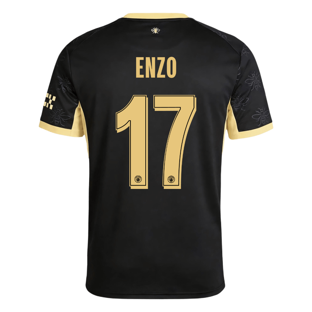 Manchester City vieraspelipaita 2026/27 UCL – Enzo #17 – lisänäkymä 3