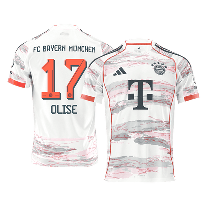 Bayern Munich 2025/26 Vieras Pelipaita Miesten OLISE #17