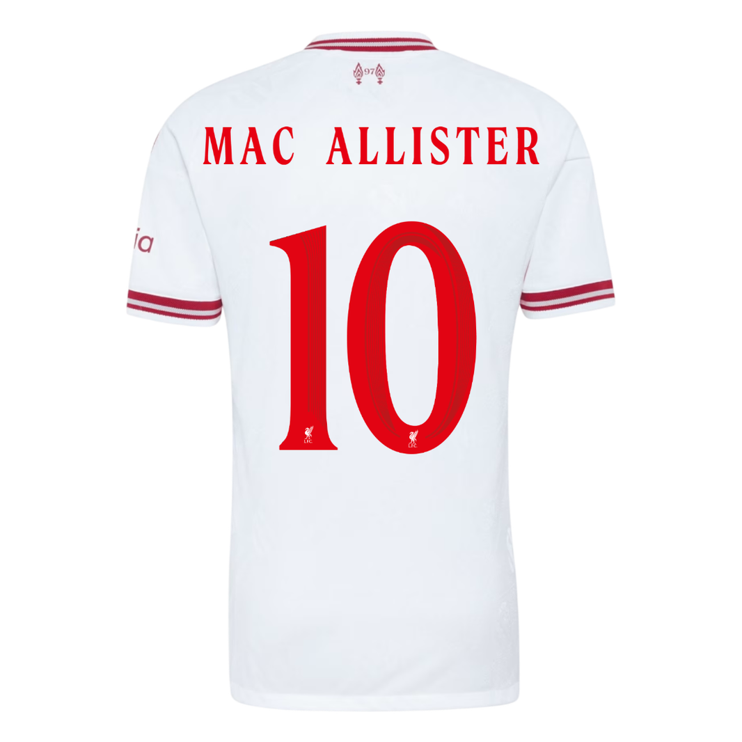 Liverpool Vieraspelipaita 2026/27 UCL – MAC ALLISTER #10 (Pelaajaversio)