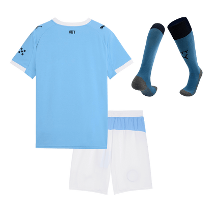 Manchester City 2025/26 Koti Lasten täydellinen peliasu