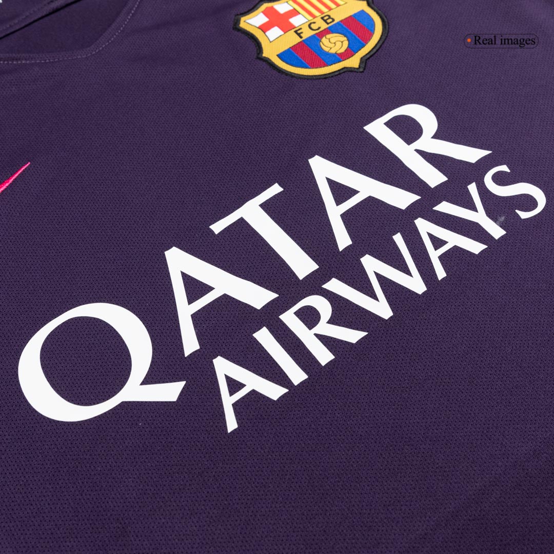 Barcelona 2016/17 Vieras Retro-pelipaita Miesten
