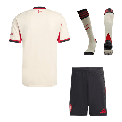 Liverpool 2025/26 Vieras Täydellinen peliasu Miesten