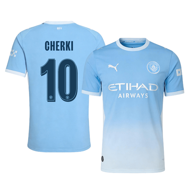 Manchester City kotipelipaita 2026/27 UCL – Cherki #10 (pelaajaversio)