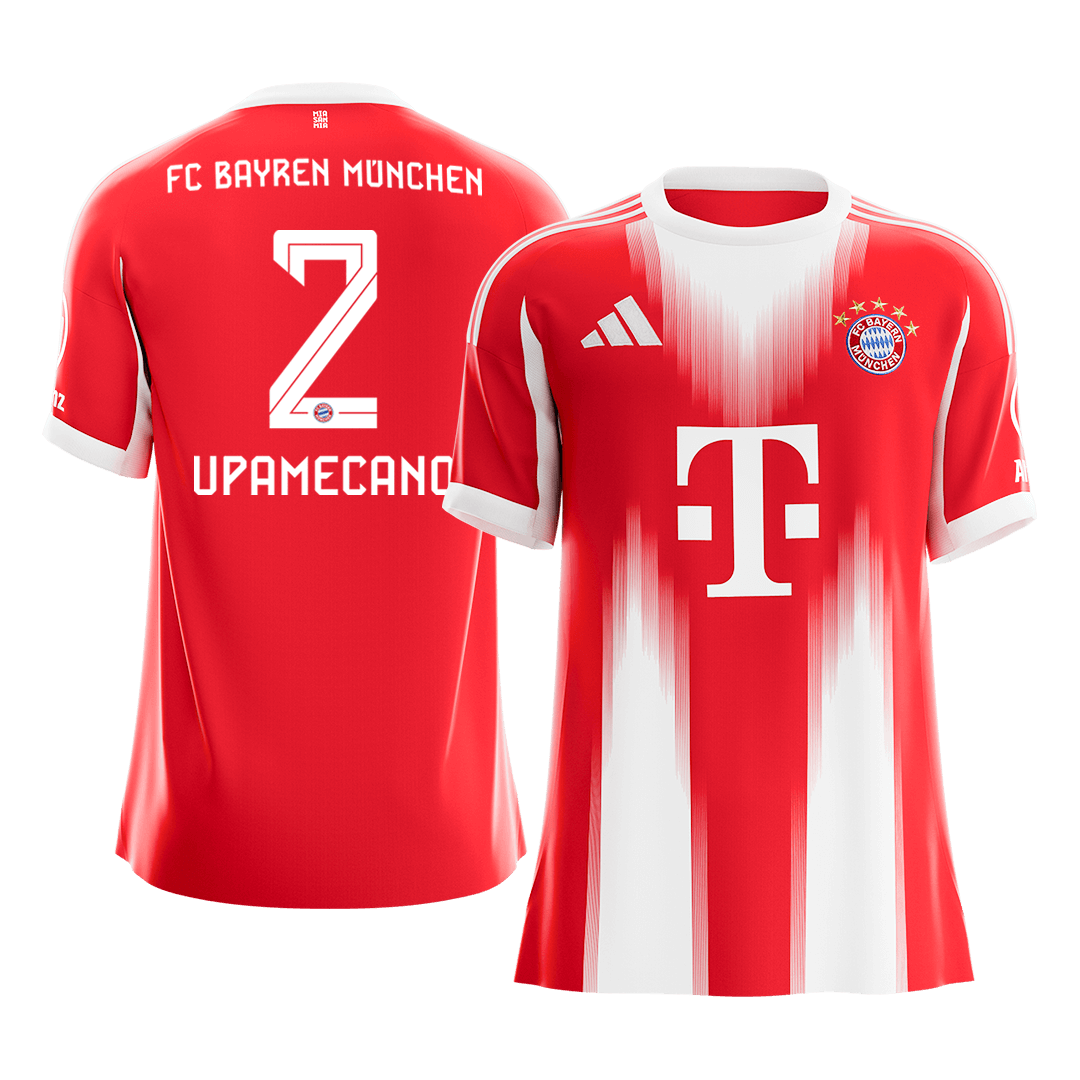 Bayern Munich 2025/26 Koti Pelipaita Miesten UPAMECANO #2 [PREMIUM]