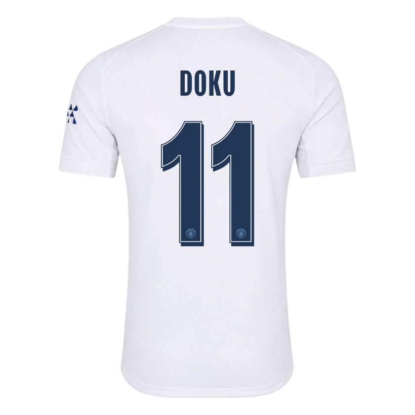 Manchester City kolmas pelipaita 2026/27 UCL – Doku #11 (pelaajaversio) – lisänäkymä 3