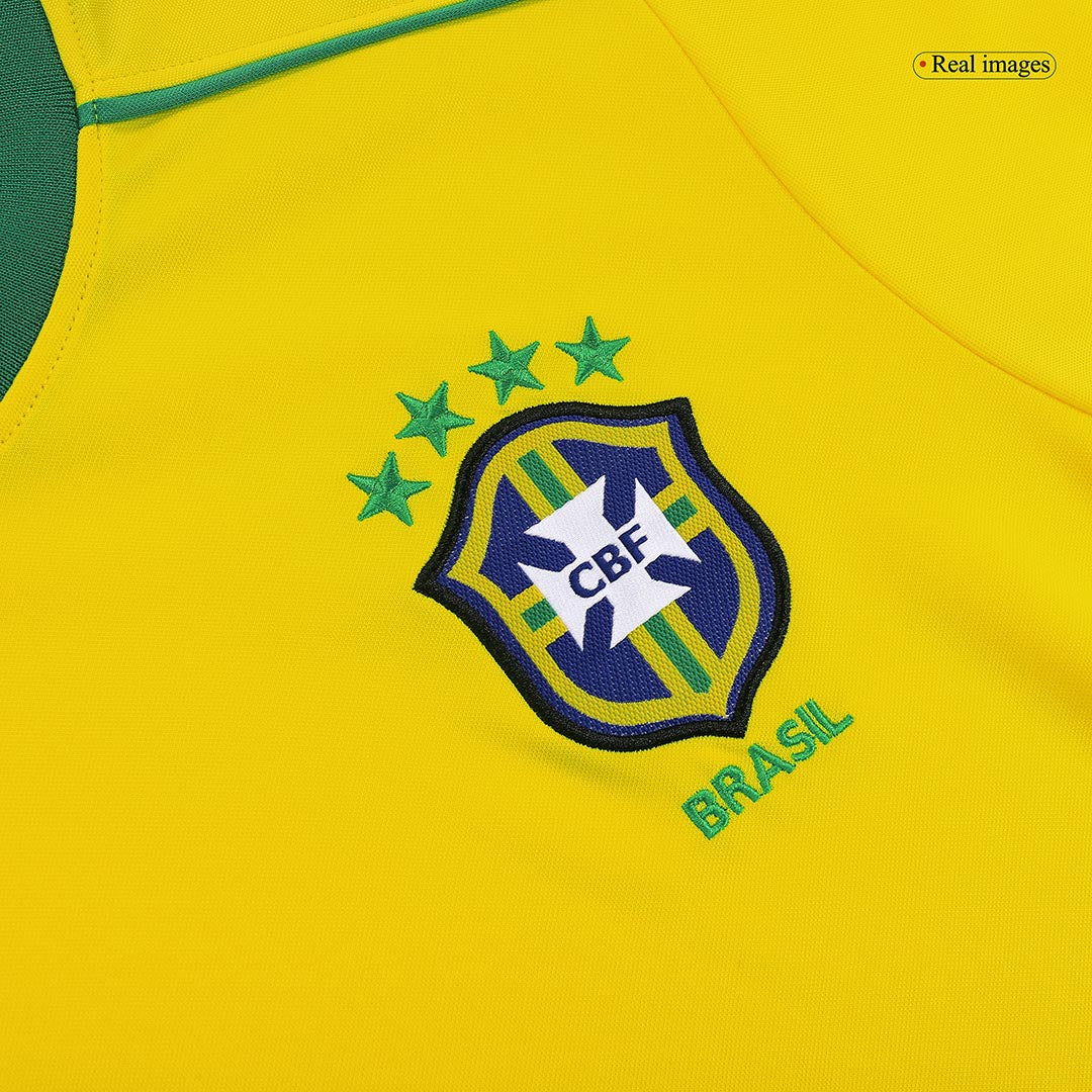Brazil World Cup 1998 Koti Retro-pelipaita Miesten RONALDO #9