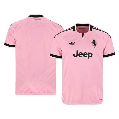 Juventus vieraspelipaita 2026/27 (pelaajaversio) – etu- ja takapuoli