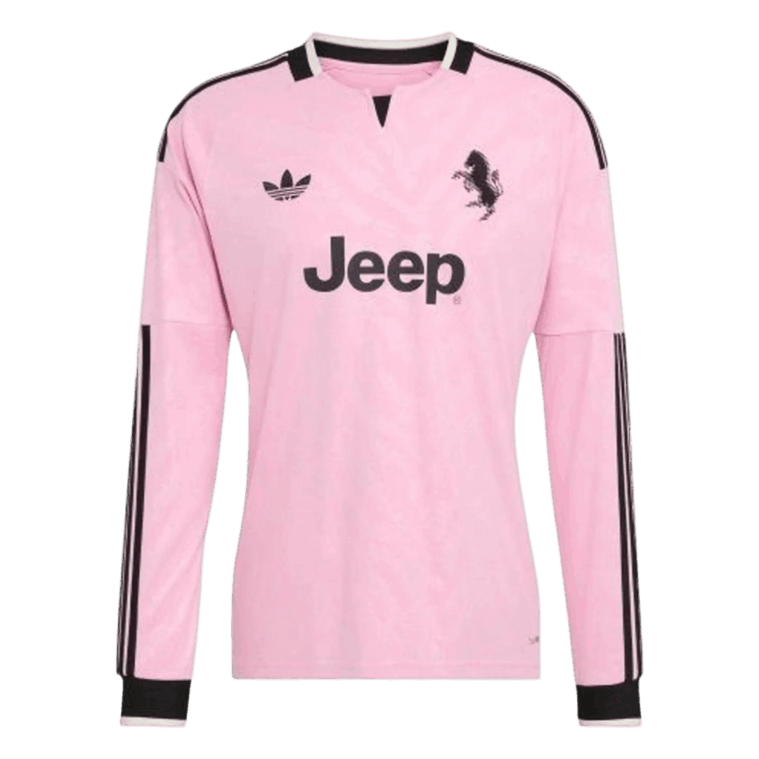 Juventus pitkähihainen vieraspelipaita 2026/27 – edestä