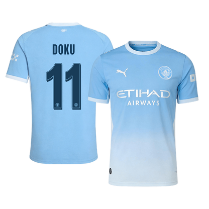 Manchester City kotipelipaita 2026/27 UCL – Doku #11 (pelaajaversio)