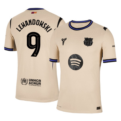 Barcelona 2025/26 UCL Vieras Pelipaita (Player Version) Miesten LEWANDOWSKI #9