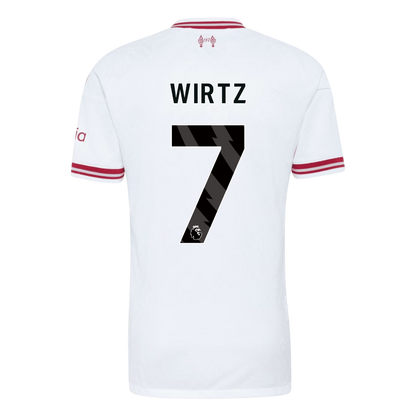 Liverpool vieraspelipaita 2026/27 – Wirtz #7 (pelaajaversio) – lisänäkymä 3