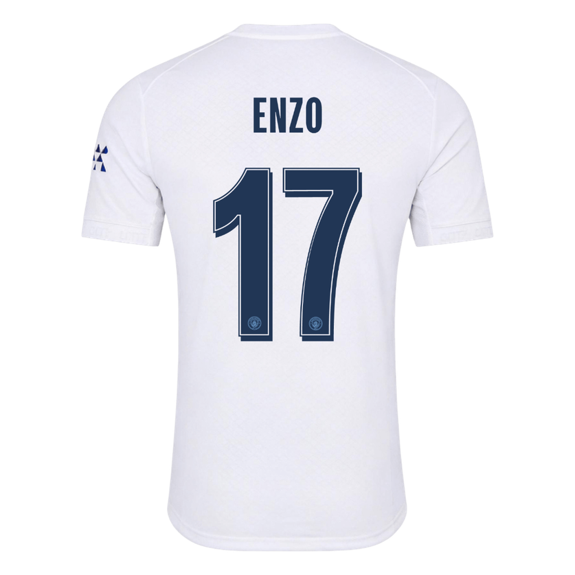 Manchester City kolmas pelipaita 2026/27 UCL – Enzo #17 (pelaajaversio) – lisänäkymä 3