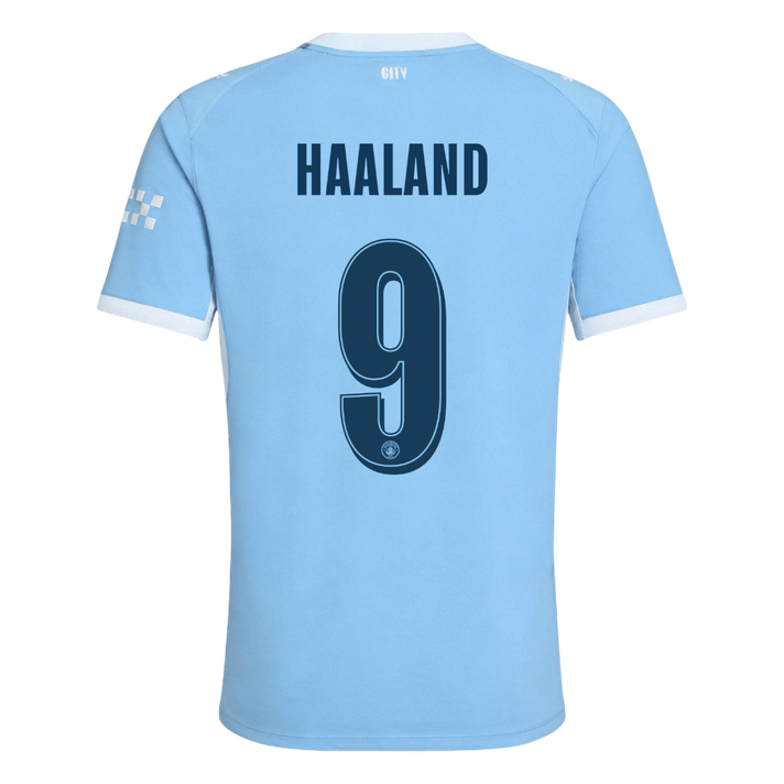Manchester City kotipelipaita 2026/27 UCL – Haaland #9 (pelaajaversio) – lisänäkymä 3