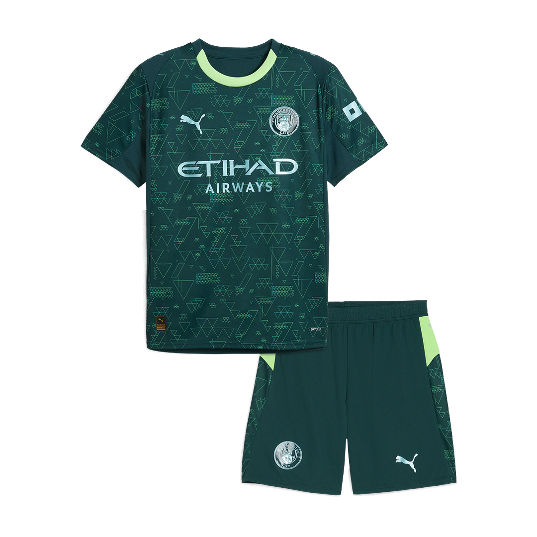 Manchester City 2025/26 Pelipaitasetti Lasten