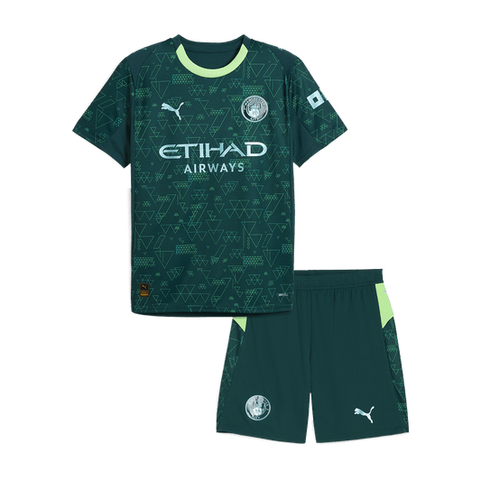 Manchester City 2025/26 Pelipaitasetti Lasten