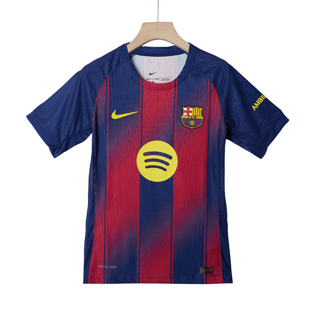 Barcelona 2025/26 Koti Pelipaita (Player Version) Miesten F.DE JONG #21
