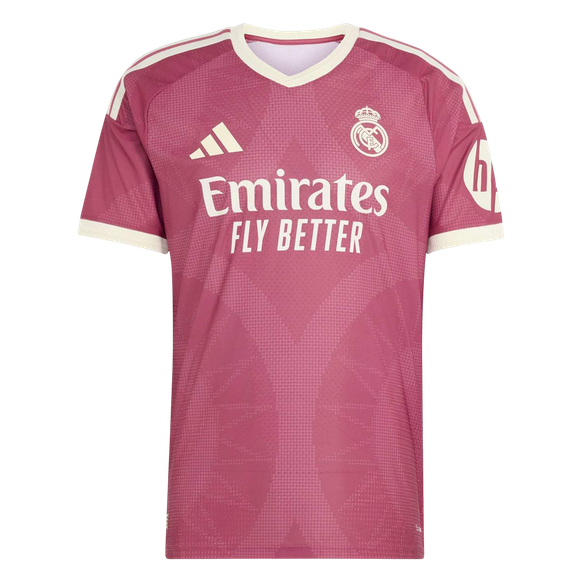 Real Madrid kolmas pelipaita 2026/27 – Mbappé #10 (pelaajaversio) – lisänäkymä 2