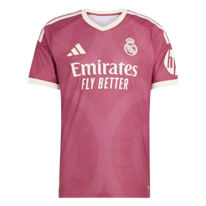 Real Madrid kolmas pelipaita 2026/27 – Mbappé #10 (pelaajaversio) – lisänäkymä 2