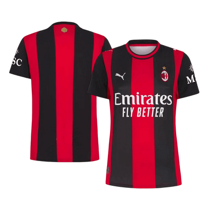 AC Milan naisten kotipelipaita 2026/27 – etu- ja takapuoli
