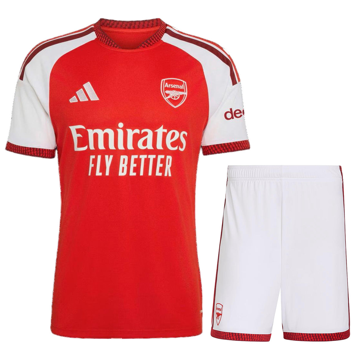 Arsenal kotipeliasu 2026/27 – pelipaita ja shortsit edestä