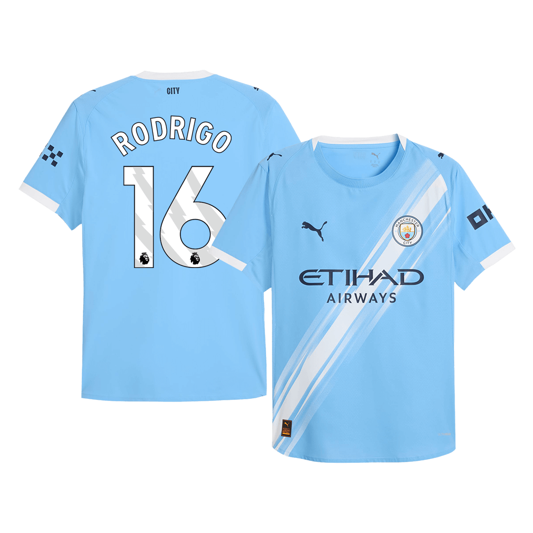 Manchester City 2025/26 Koti Pelipaita (Player Version) Miesten RODRIGO #16