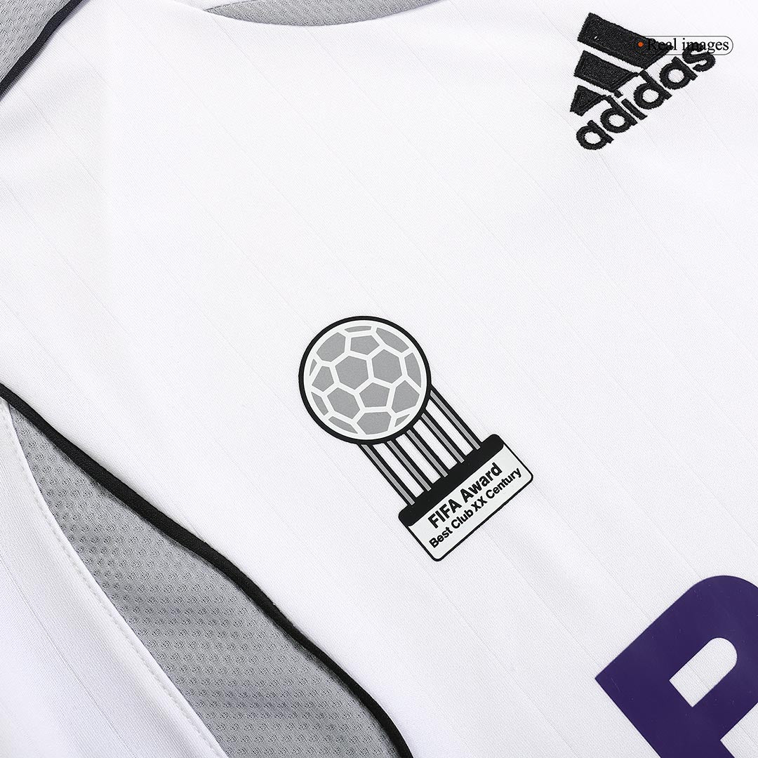 Real Madrid 2006/07 Koti Retro-pelipaita Miesten