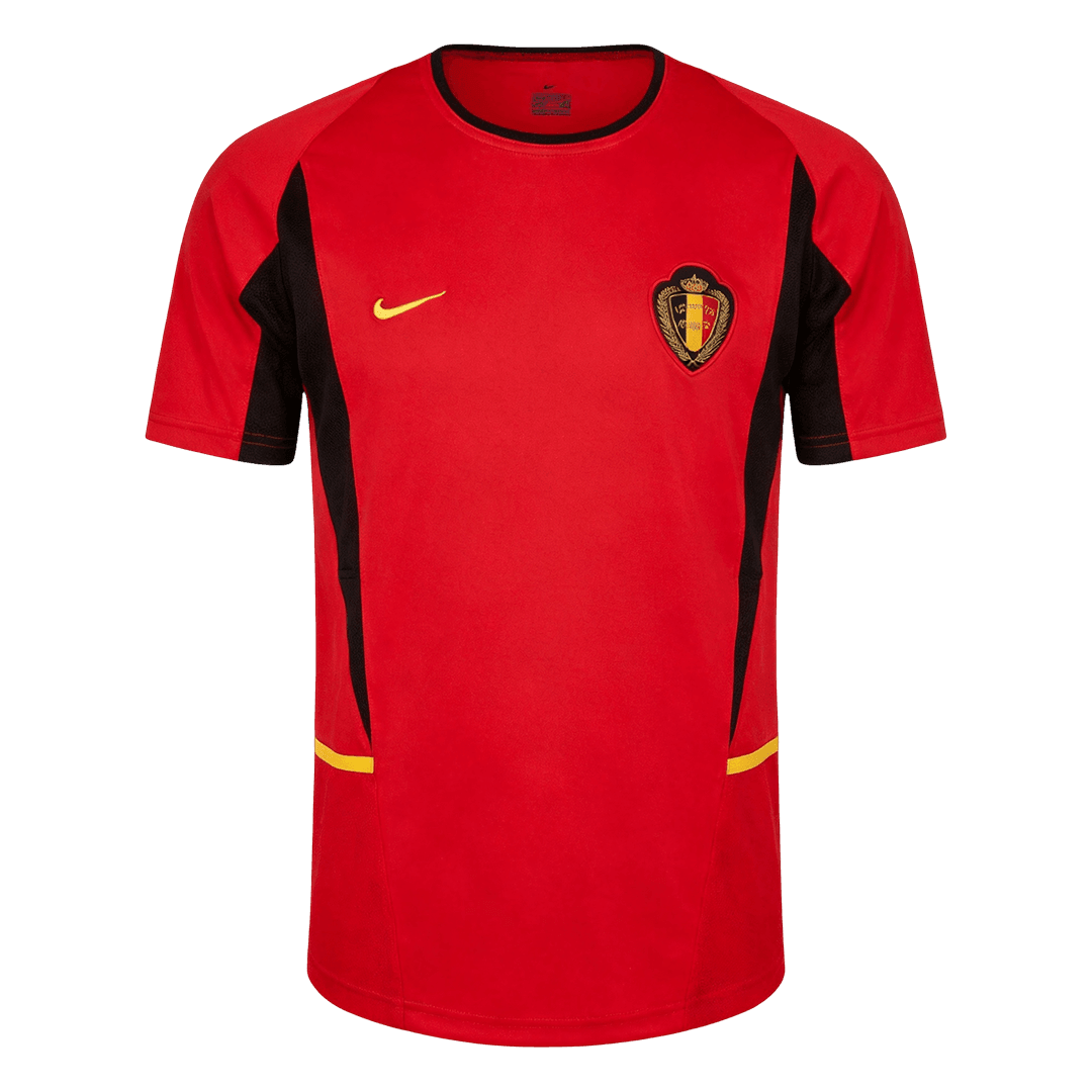 Belgium World Cup 2002 Koti Retro-pelipaita Miesten