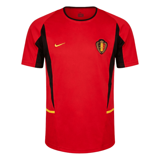 Belgium World Cup 2002 Koti Retro-pelipaita Miesten