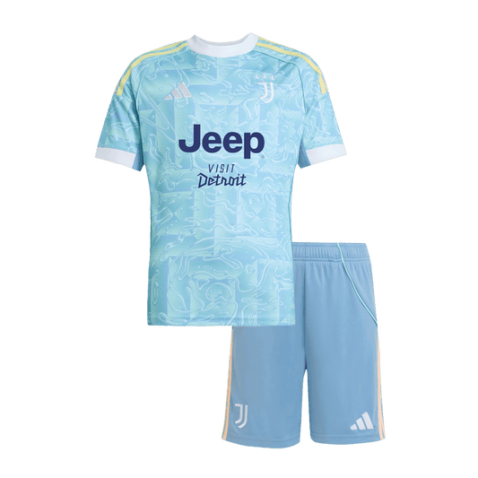 Juventus 2025/26 Vieras Pelipaitasetti Lasten