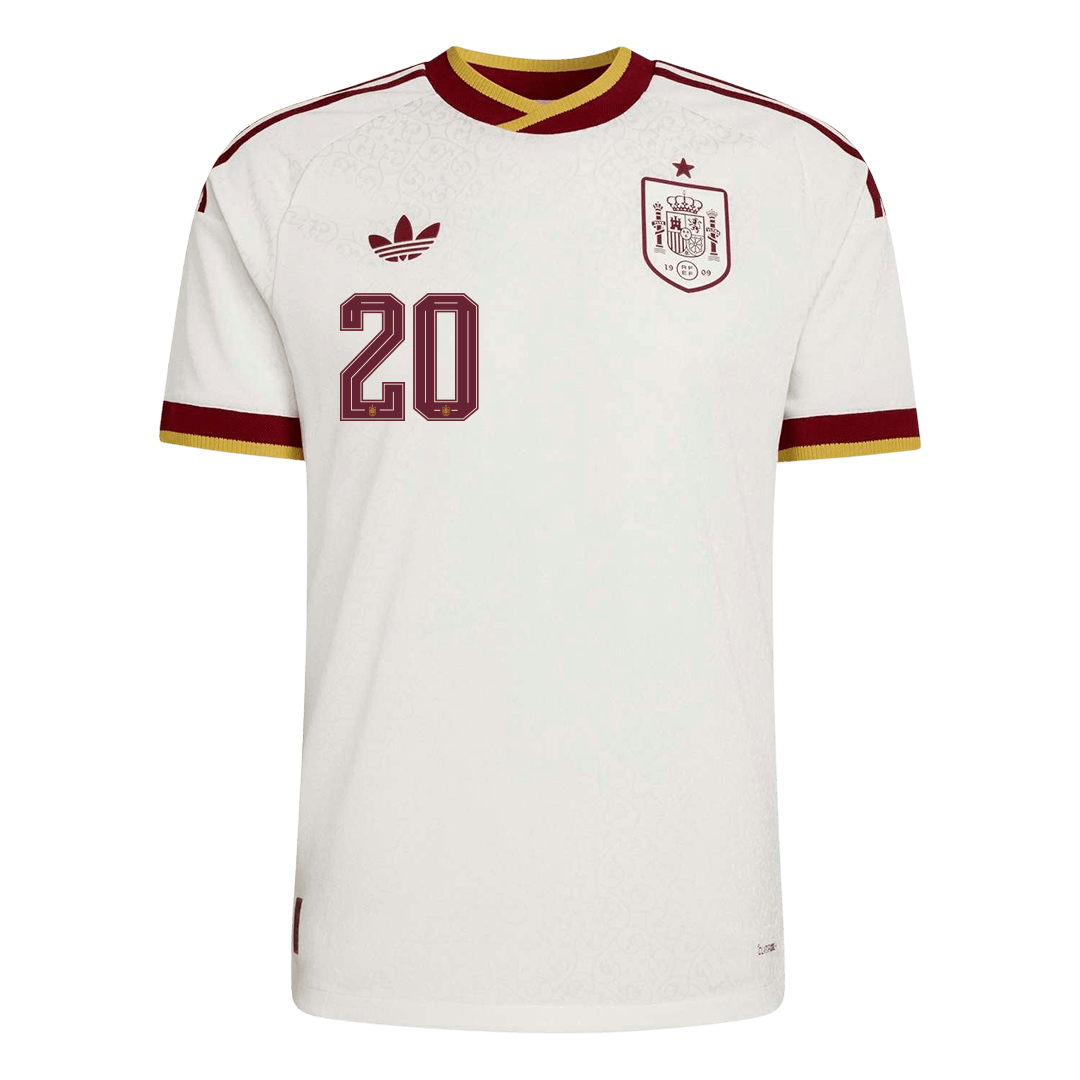 Spain World Cup 2026 Vieras Pelipaita (Player Version) Miesten PEDRI #20