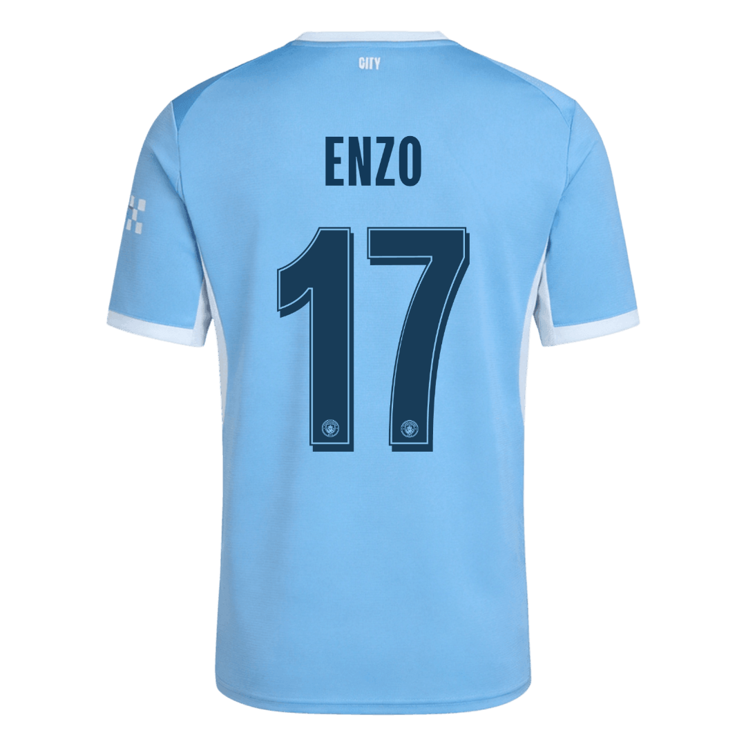 Manchester City kotipelipaita 2026/27 UCL – Enzo #17 – lisänäkymä 12