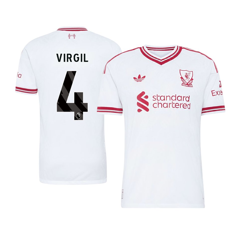 Liverpool vieraspelipaita 2026/27 – Virgil #4 (pelaajaversio)