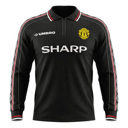 Manchester United retro pitkähihainen vieraspelipaita 1998
