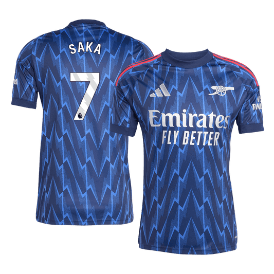 Arsenal 2025/26 Vieras Pelipaita Miesten SAKA #7